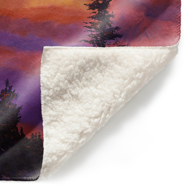 Couverture sherpa doux , 51 po x 60 po