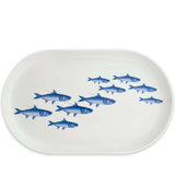 School Of Fish Large Oval Platter