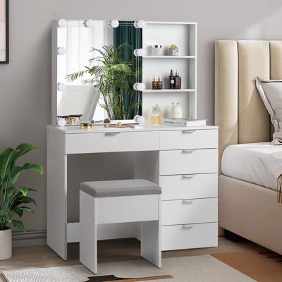 Coiffeuse avec miroir