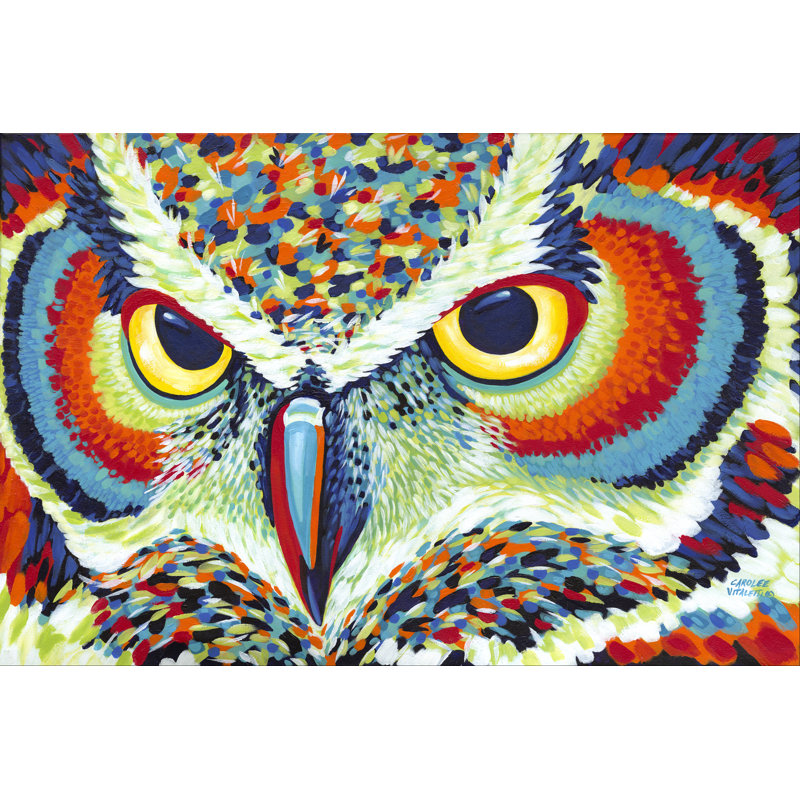 Bright Eyes - Painting, Wrapped Canvas, 61 cm H x 91 cm W