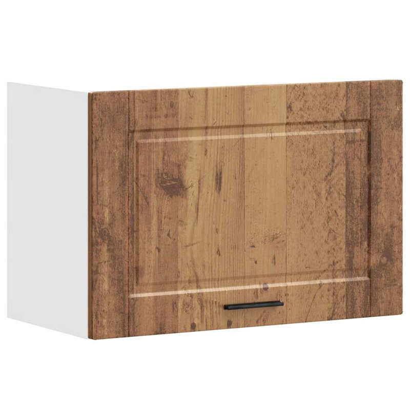 Armoire de coin en bois d'ingénierie Latitude Run, Bois ancien