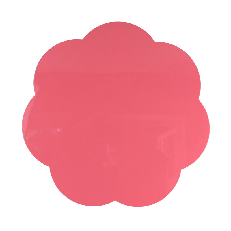 Napperon Laquer, 16,14 po x 16,14 po, Rose melon d'eau