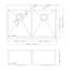 Évier de cuisine en acier inoxydable encastrable l 33 po x L 22 po, double cuve en acier inoxydable de calibre 16 avec grille d'évier, grille et support à enroulement 50/50-130071076