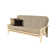 Johnte 80" Full-Size Futon Frame and Full-Size Innerspring Mattress