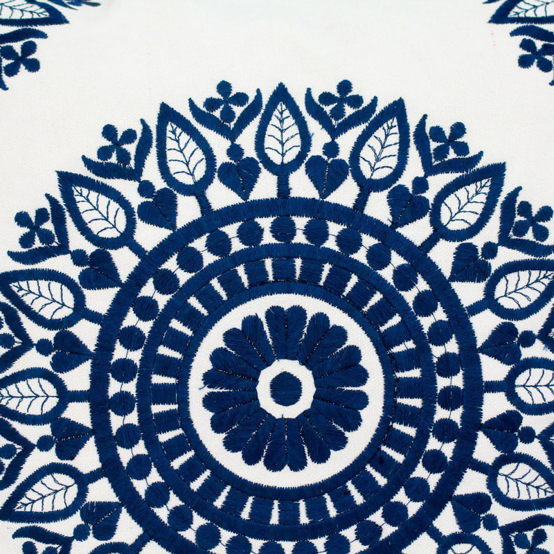 Asha Prabha Indian Embroidered Pillow Cover