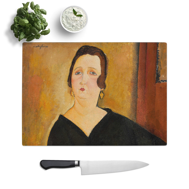 Madame Amedee by Amedeo Modigliani Chopping Board, 0.4cm H x 28.5cm W x 39cm L