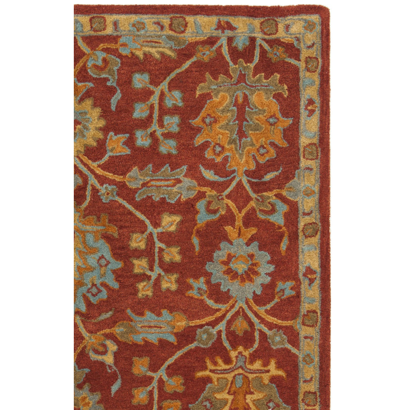 Carlsen Hand Tufted Wool Oriental Rug, Square 6'