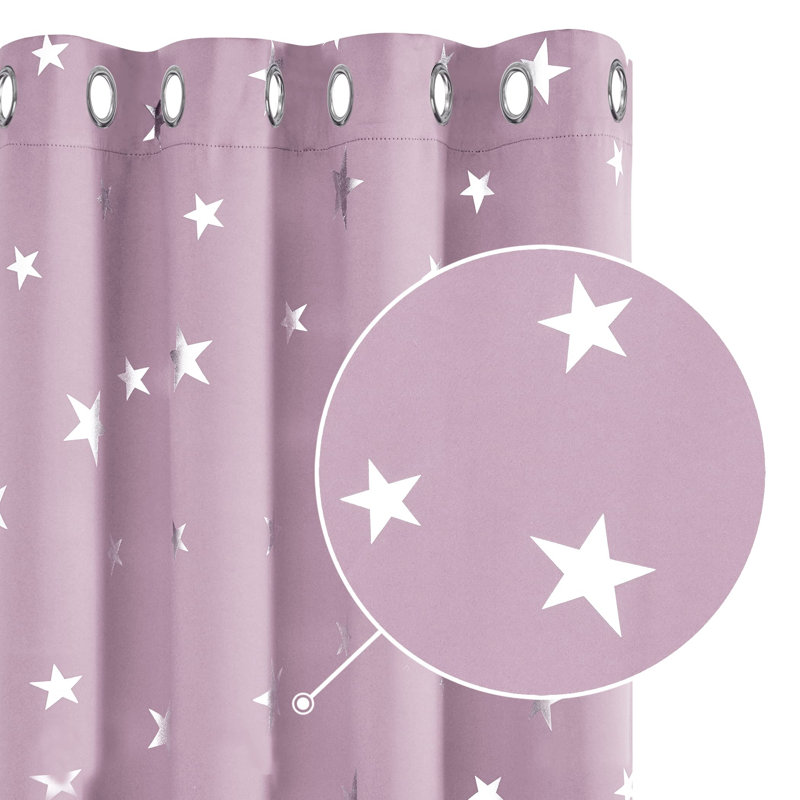Quacy Blackout Curtain Pair, 55cm Width x 240cm Drop