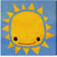 Soleil, art sur toile tendue-19021566