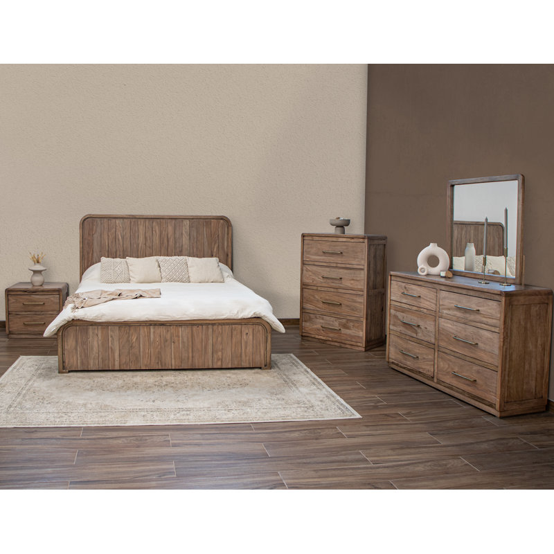 Mezquite Solid Wood Platform Bed