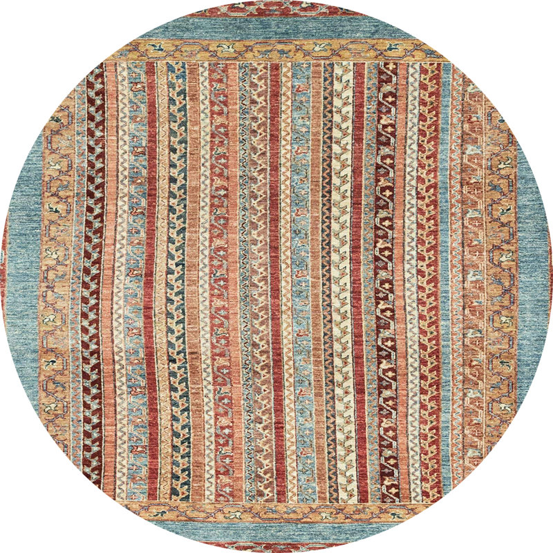 Tapis abstrait, Rond 6 pi