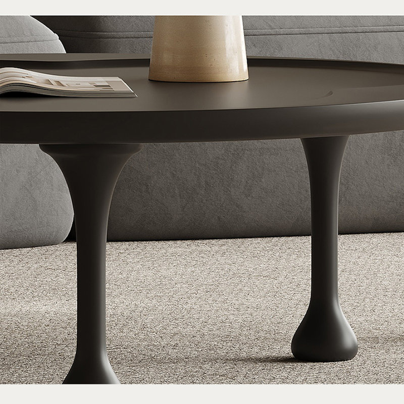 Table basse ronde de style rétro