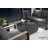Colorado 34" Square Concrete Coffee Table-88957403