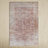 Isabella Oriental Rust/Cream Area Rug