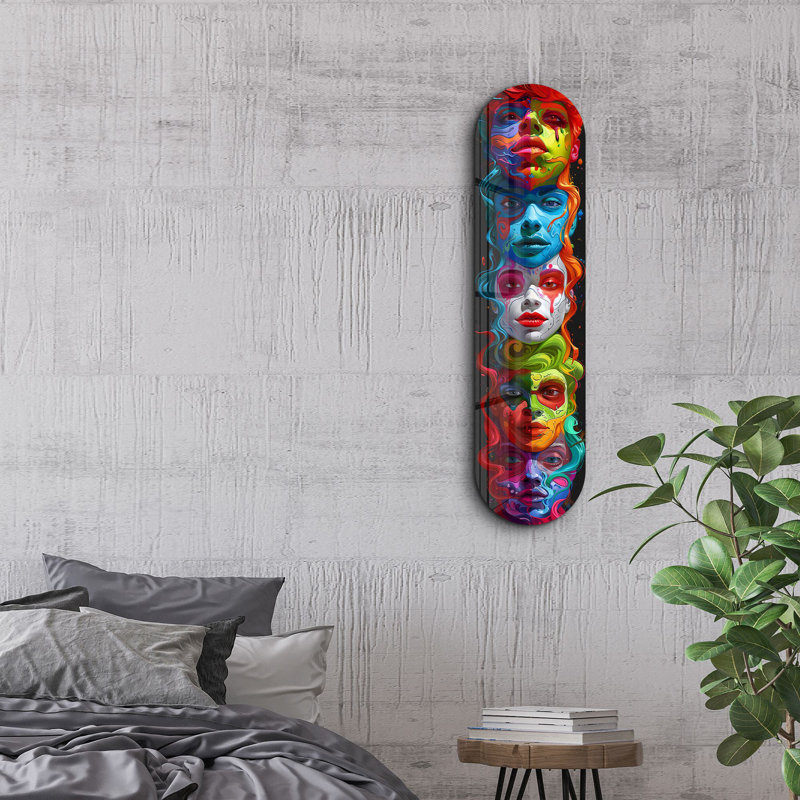 Peinture décorative en verre trempé