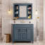 Meuble-lavabo 36 po avec lavabo supérieur-137722386