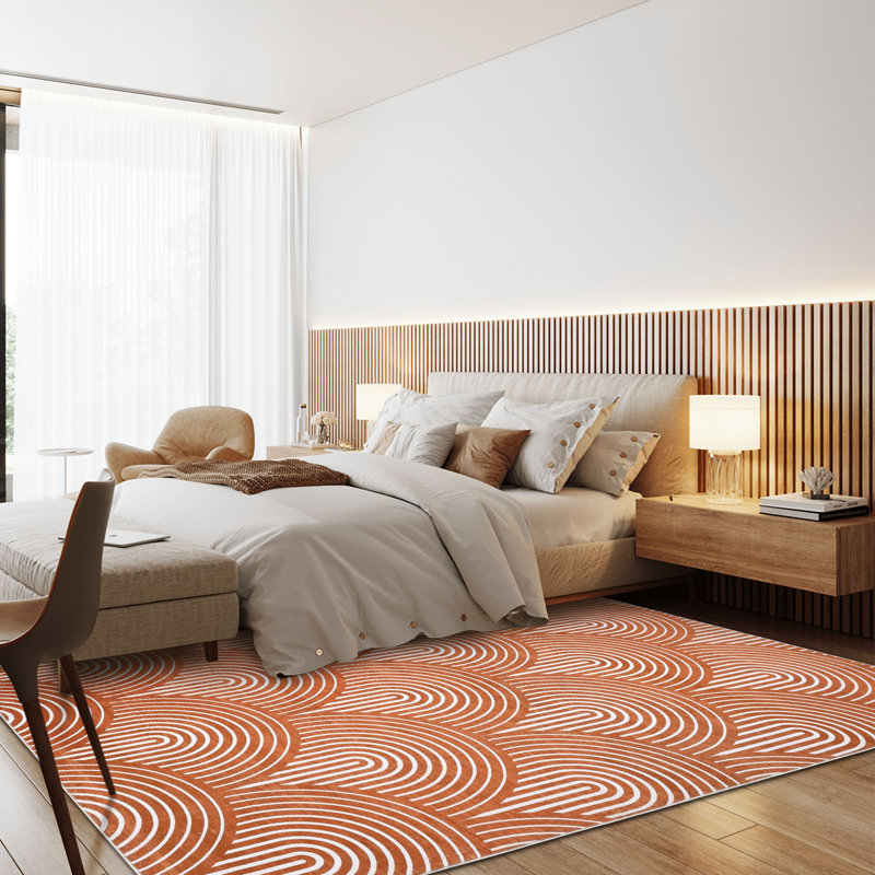 Tapis moderne à rayures Modern, Rectangle 9 pi x 12 pi
