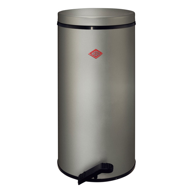 Step On Kitchen Trash Can - 22L, Nickel Silver