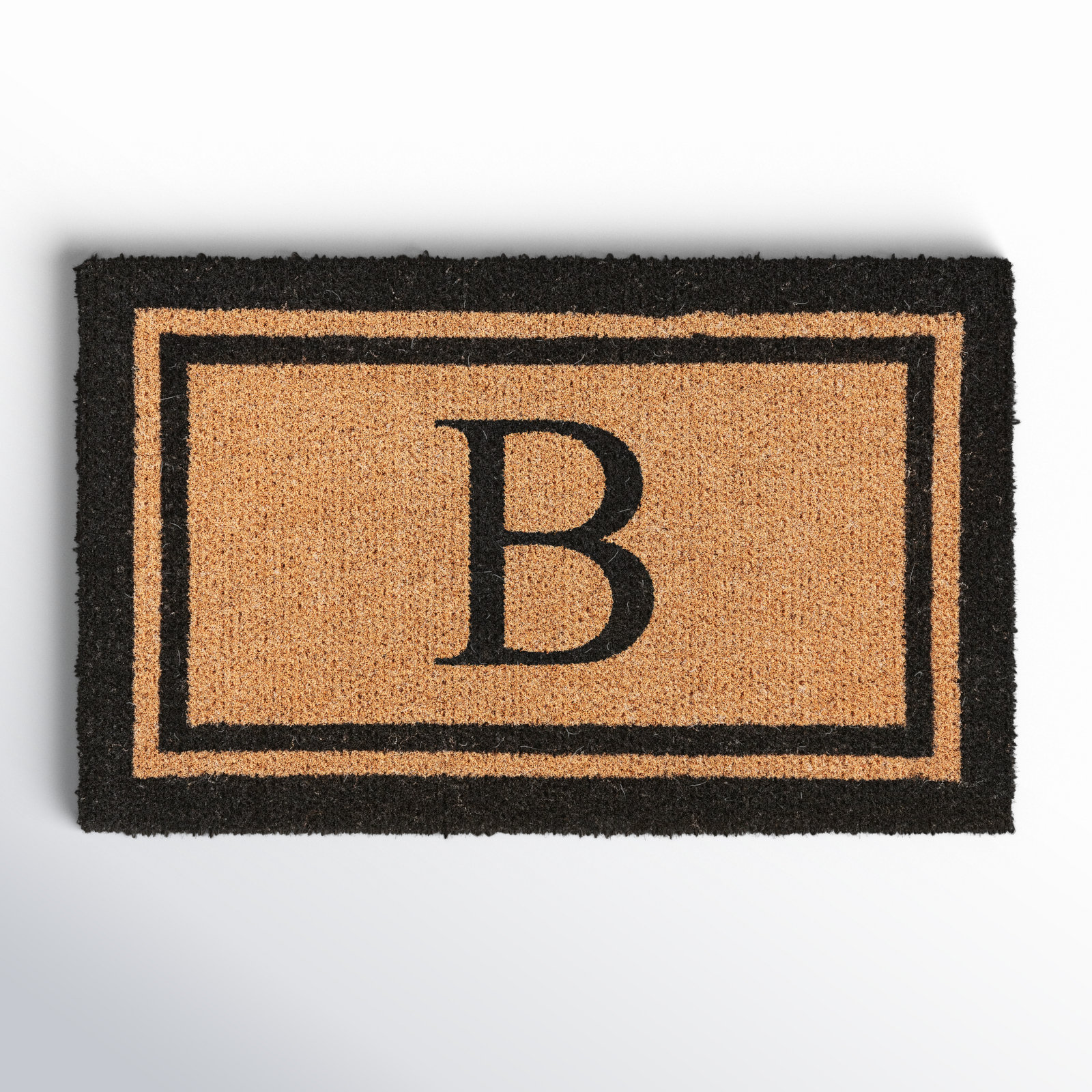 Birch Lane™ Sanka Your Own Monogrammed Welcome 36 in. x 22 in. Outdoor Door Mat | Birch Lane