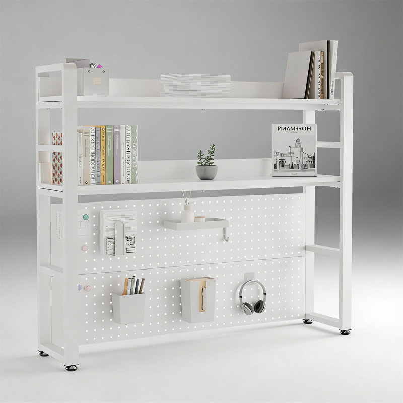 93cm H x 110cm W Metal Bookcase
