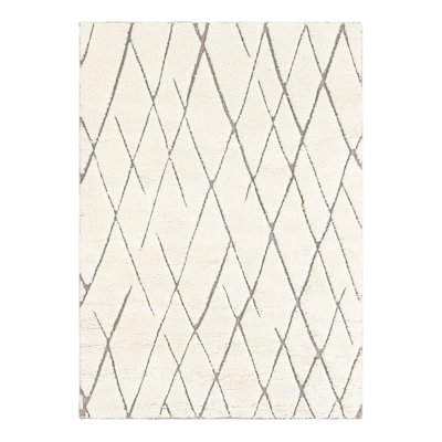 Tureka Hand-Knotted Wool Geometric Area Rug 