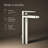 Parallel Tall Single-Handle Bathroom Sink Faucet, Single-Hole Faucet with Pop-Up Drain, 1.2 GPM-90979545-122588658