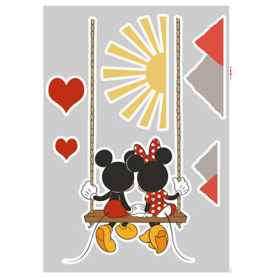 Wandtattoo Mickey Swing