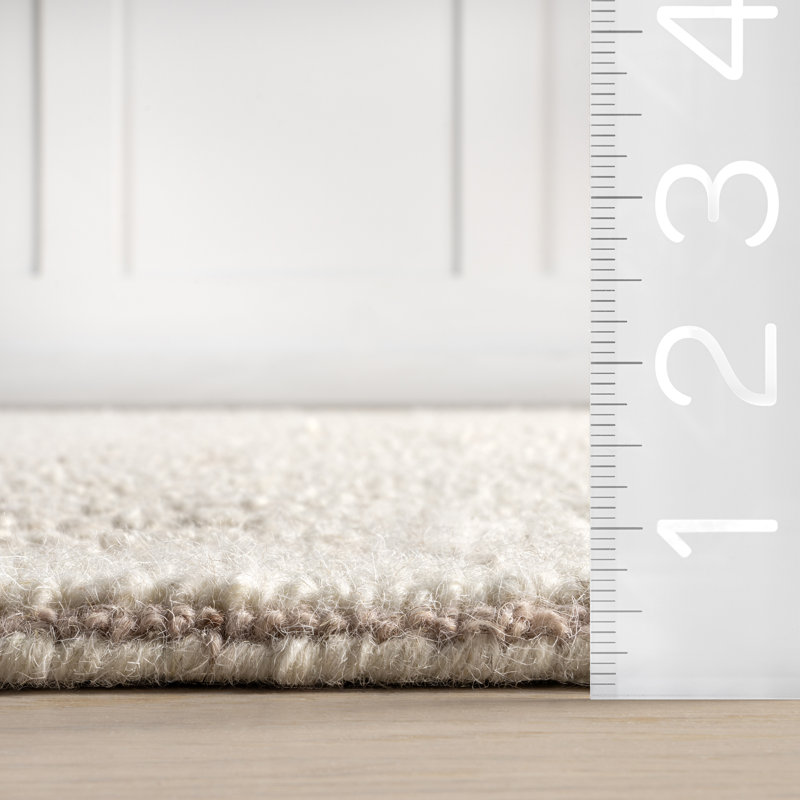  Tapis en laine Montceito, Rectangle 8 pi 6 po x 11 pi 6 po