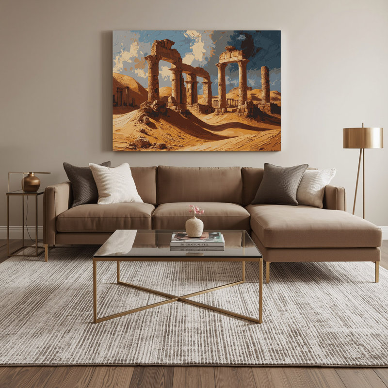 Art mural sur toile Sci Fi Desert, H 11 po x l 14 po
