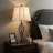 27" Farmhouse Table Lamp Set with USB   for Bedroo m or Living Room (Set of 2)