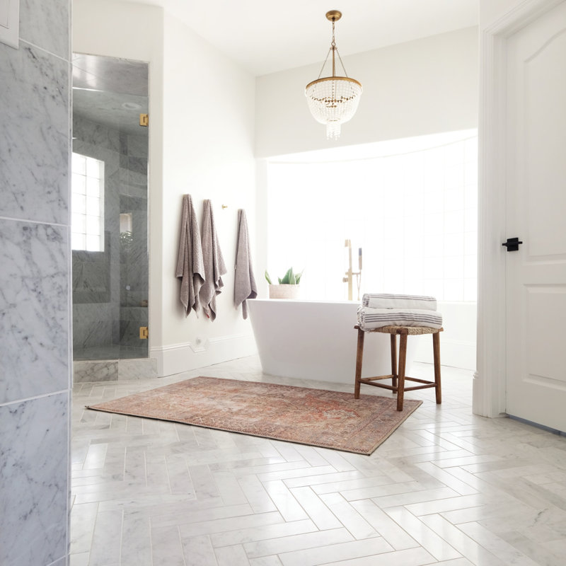 12" x 24" Marble Look Wall & Floor Tile