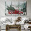 «Camion rouge de Noël», 3 pièces-49791796