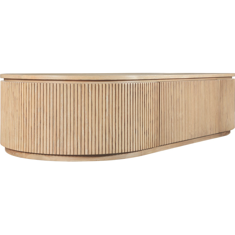 Table basse Gholson, H 15 po x L 64 po x l 32 po, Naturel