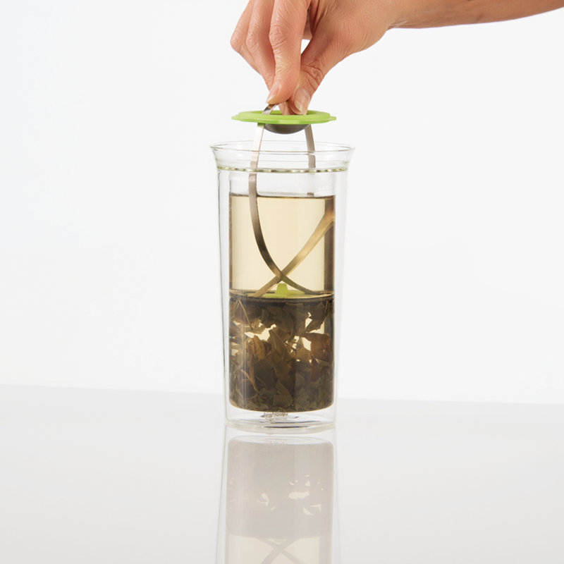 Verre double à double paroi 14 oz teafish press