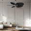 Alessandra Tropical - Five Blade Ceiling Fan - Matte White Finish - Matte White Blades-1004283739-1004283695