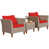 Brown Frame/Red Cushion is out of stock