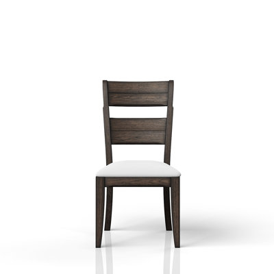 Chocolate Upholstered Seat Side Chair