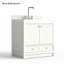 Meuble-lavabo sur pied 36 po avec comptoir en quartz et meuble-lavabo simple entièrement assemblé-642002298