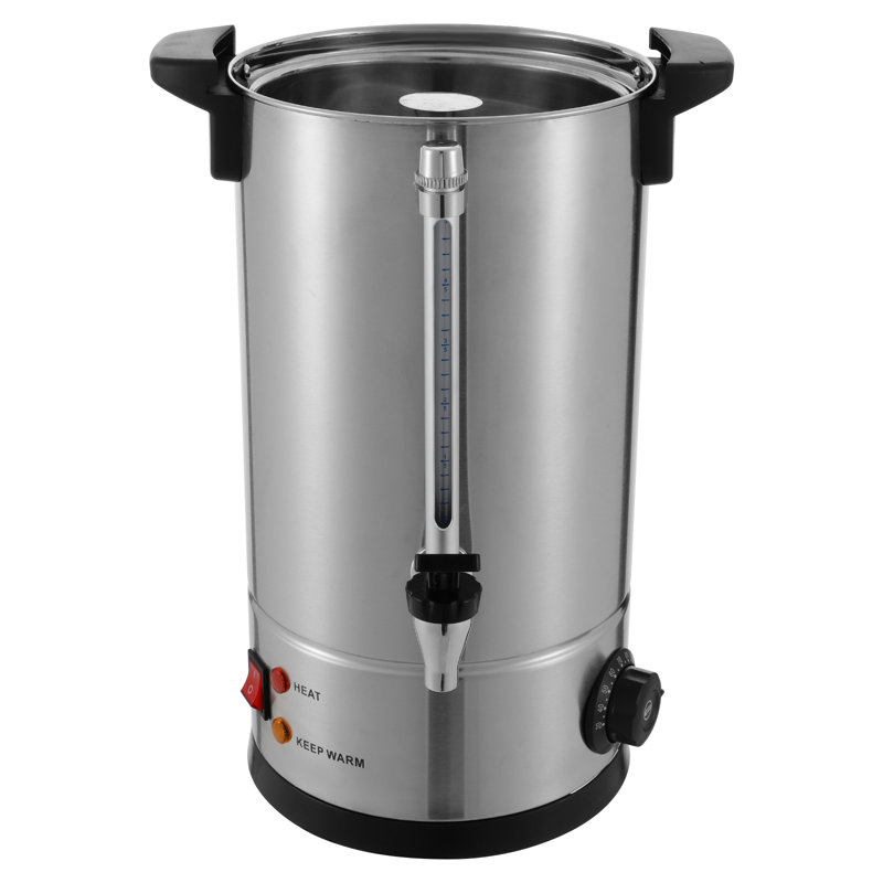 Distributeur de boissons gazeuses et d'urne en acier inoxydable 40 tasses