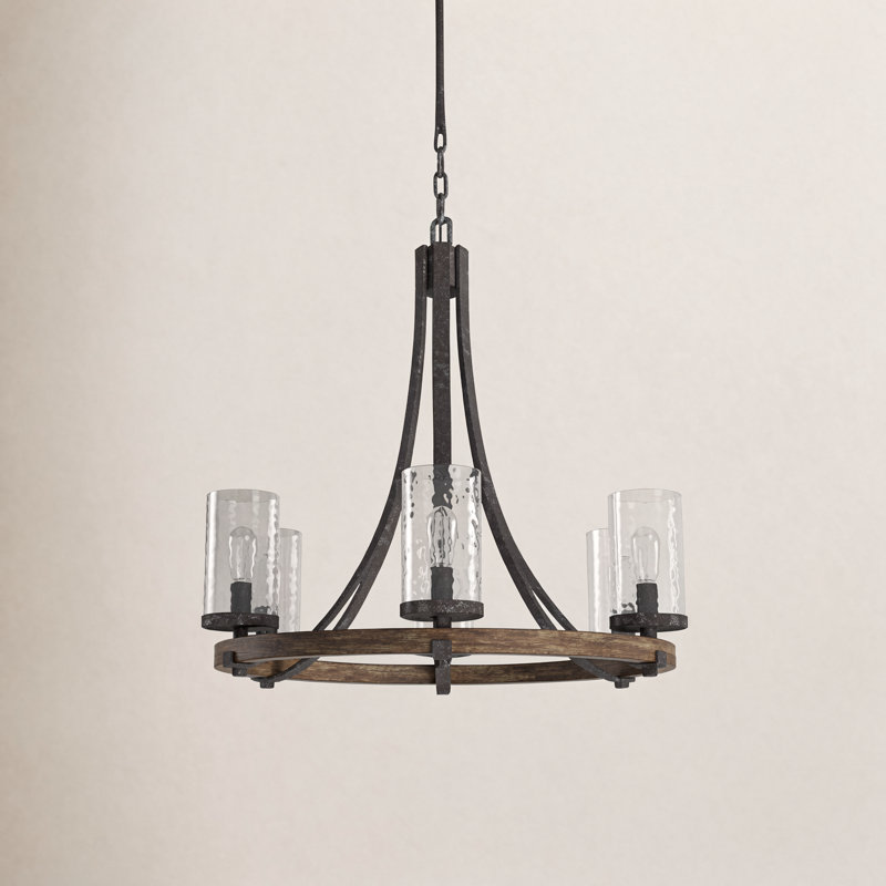 Lustre en métal 6 lumières