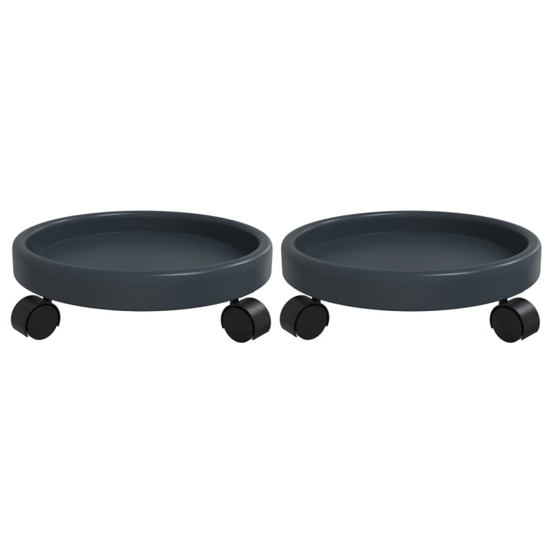 Maira Plant Trolleys with Wheels Grey 35 kg