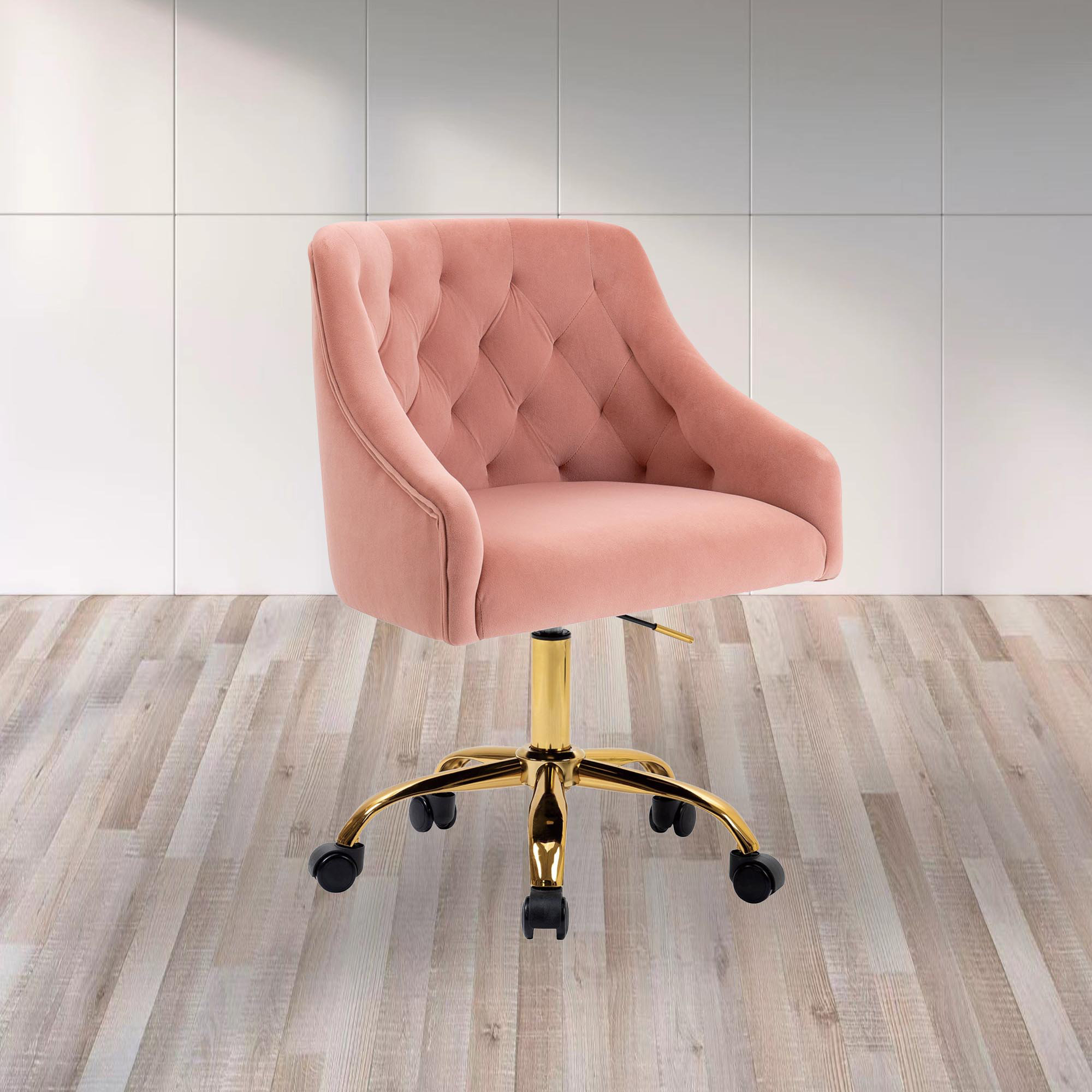 Everly Quinn Velvet Task Chair Wayfair