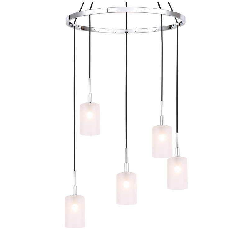 Herr 5 - Light Cluster Pendant, Chrome