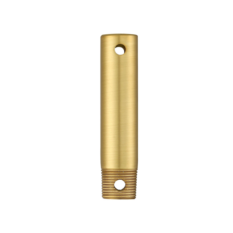 Threaded Ceiling Fan Downrod, 48" H x 1" W x 1" D, Brushed Satin Brass