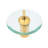 Waterfall Faucet Single Hole Brass 7" Clear Glass