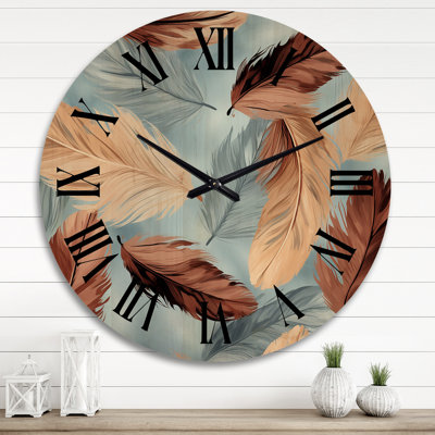 Horloge murale en bois massif Thery