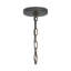 Mini-luminaire suspendu industriel en bronze 1 lumière Westover-63380491