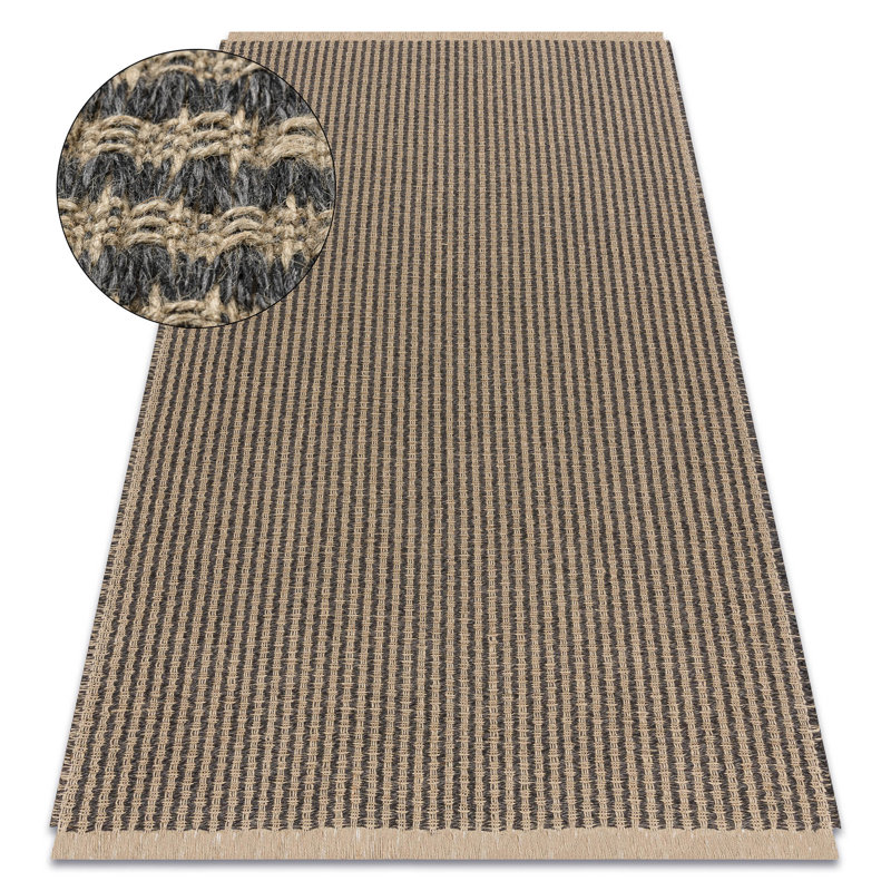 Jute / Sisal Flatweave Area Rug, Rectangular 160 x 220cm
