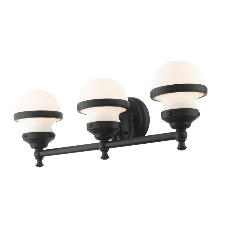 Aseret 3 - Light Dimmable Vanity Light, Black