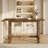63" Solid Wood Counter Height Bar Table with Heavy-Duty Legs, Tall Dining Table for Kitchen & Home Bar-166817553